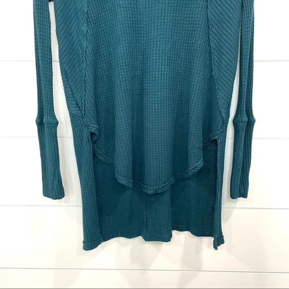 Free People Ventura Thermal Top in Peacock Blue Size XS - Picture 5 of 11